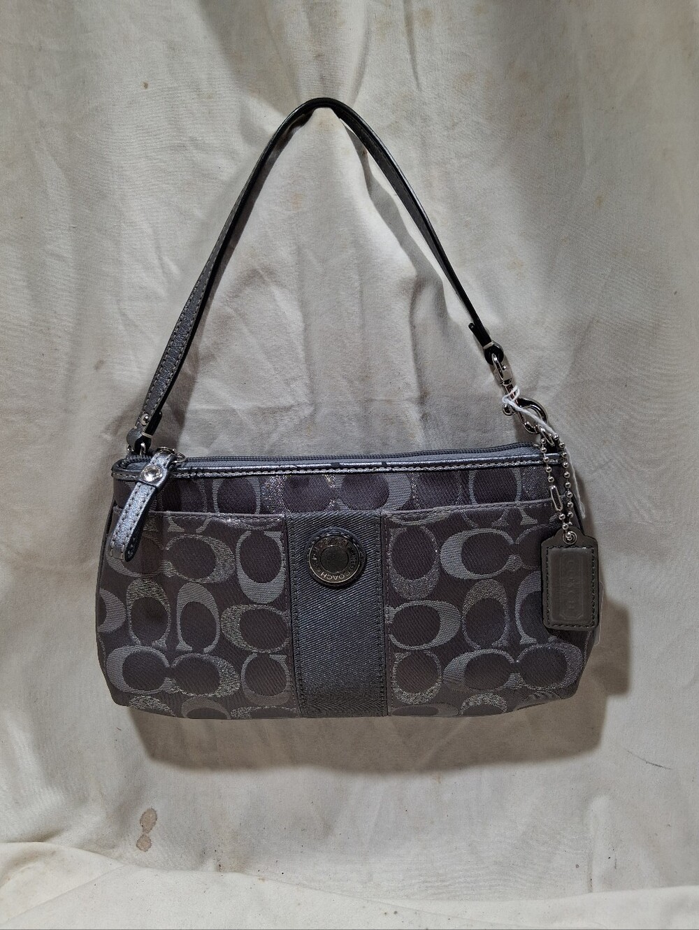 Coach signature smsll shoulder bag or wristlet